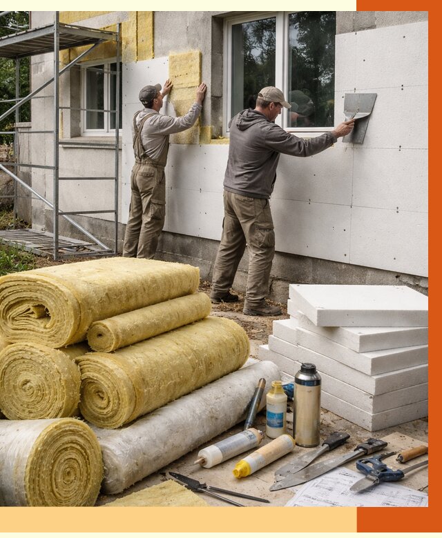 Утепление домов в Карпинске под ключ от 4313 руб/м2 | Профессионально — ТепломастерКпн