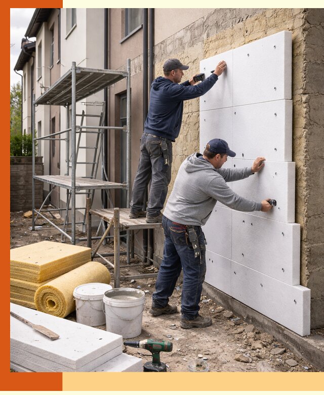 Утепление таунхауса с гарантией комфорта в Карпинске