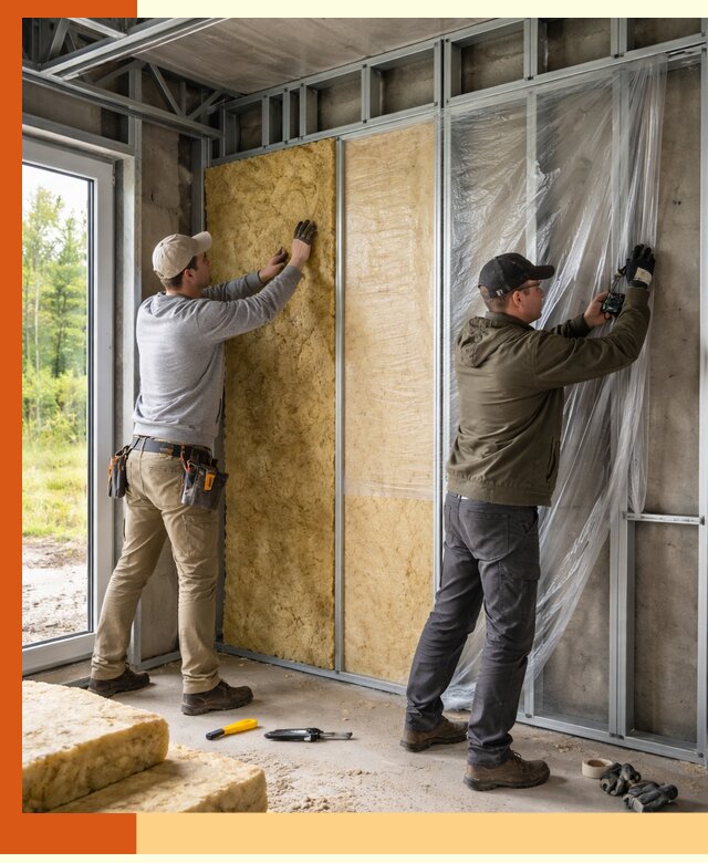 Утепление дома из ЛСТК в Карпинске с гарантией качества и эффективности