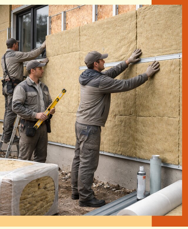 Утепление дома из SIP панелей в Карпинске от 6366 руб./м² под ключ | ТепломастерКпн