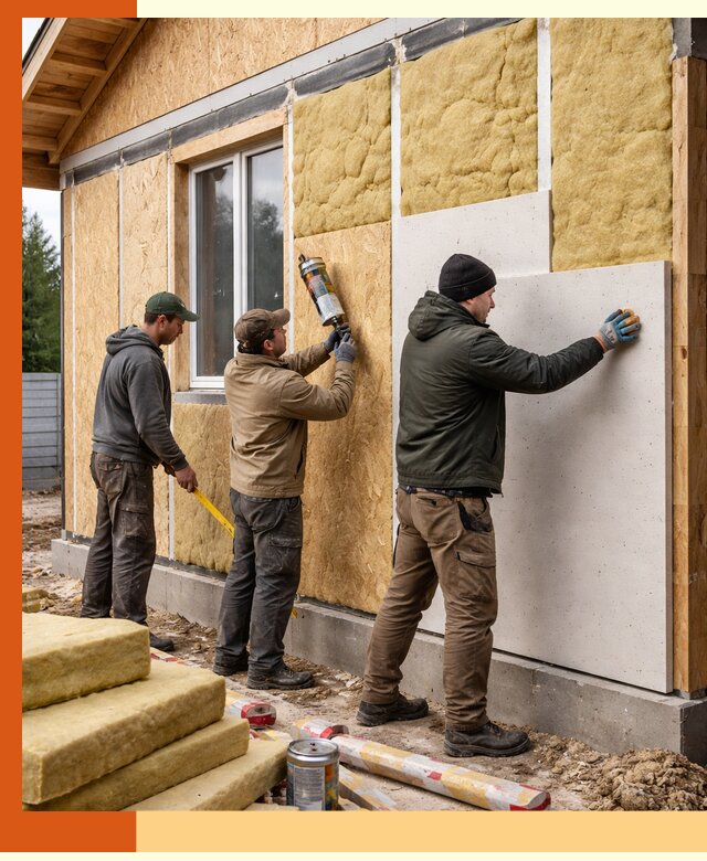 Профессиональное утепление дома из SIP-панелей в Карпинске