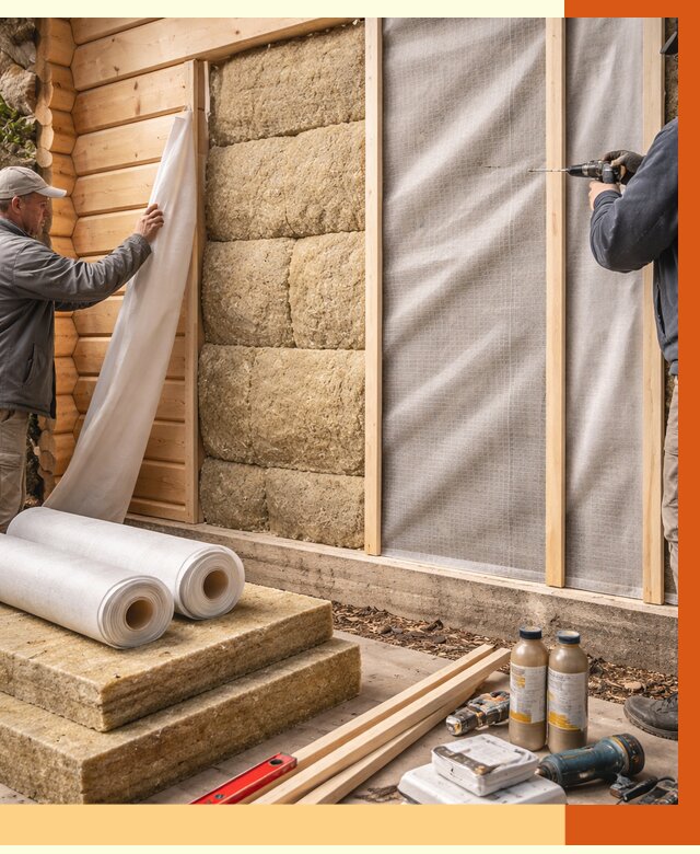 Утепление дома из минибруса в Карпинске от 4621 руб/м2 — заказать профессионально | ТепломастерКпн