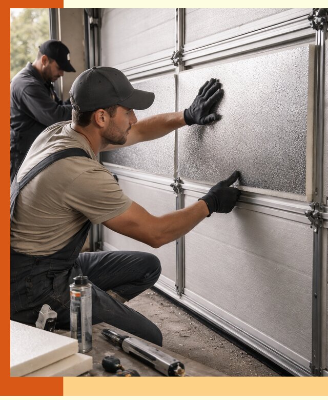 Утепление гаражных ворот в Карпинске качественно и надежно