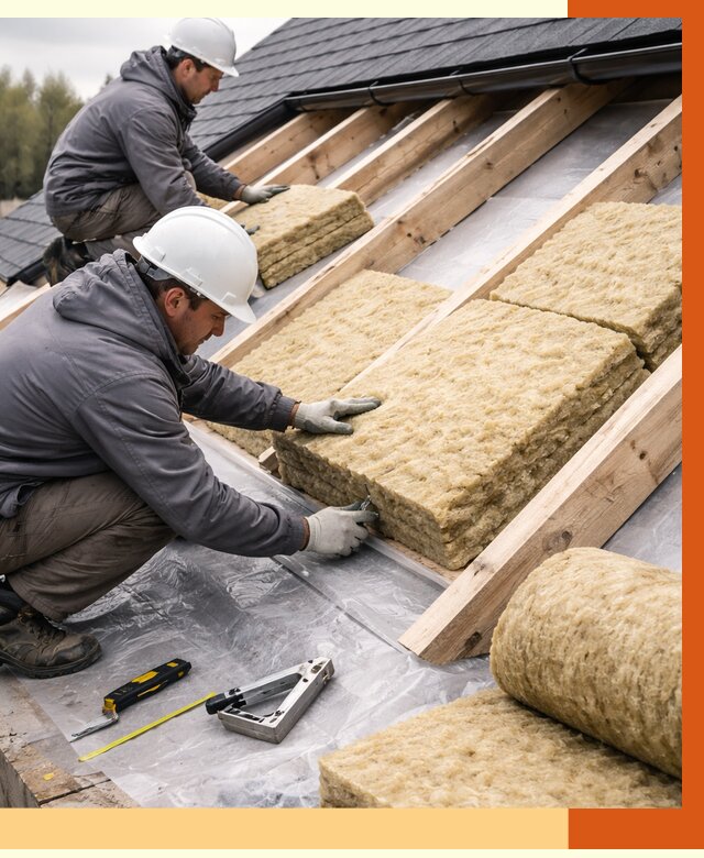 Утепление крыши в Карпинске от 1900 руб./м2 — комплексное утепление кровли | ТепломастерКпн