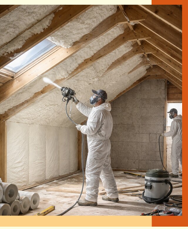 Утепление мансарды ППУ в Карпинске от 2824 руб./м² — заказать под ключ | ТепломастерКпн