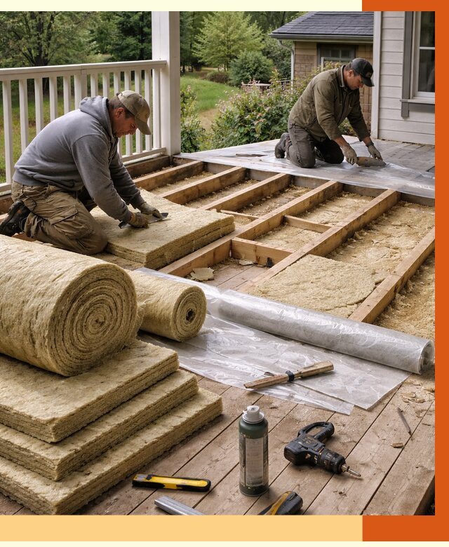 Утепление террасы в Карпинске от 4313 руб./м2 — утеплить террасу под ключ | ТепломастерКпн