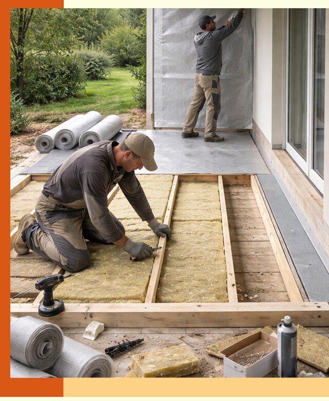 Утепление террасы в Карпинске — тепло и защита круглогодично