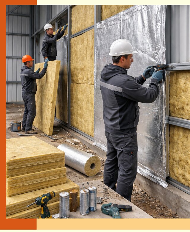 Утепление металлического ангара профессионально в Карпинске