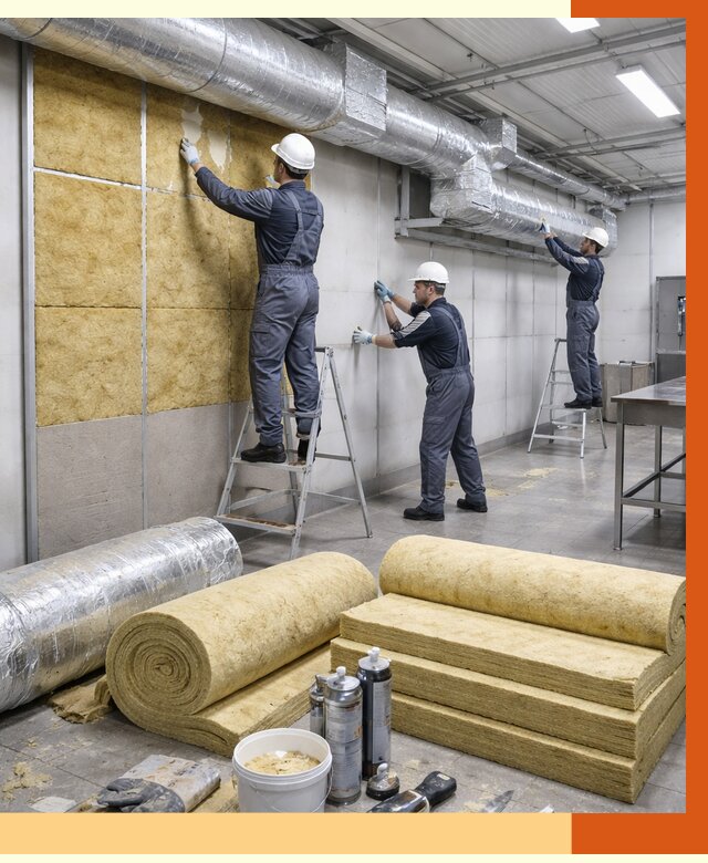 Утепление пищевого цеха в Карпинске от 12835 руб./м² — комплексно под ключ | ТепломастерКпн