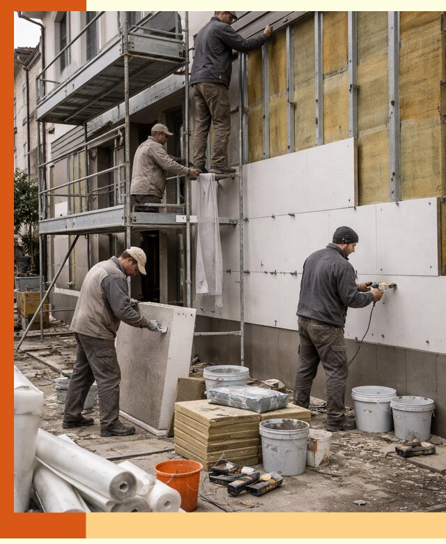 Утепление гостиницы под ключ в Карпинске с гарантией качества