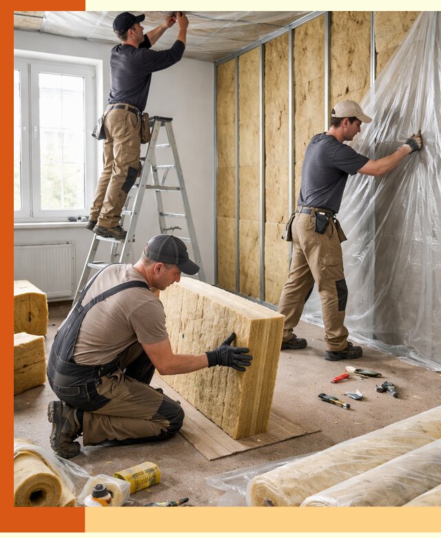 Утепление офисных помещений под ключ в Карпинске