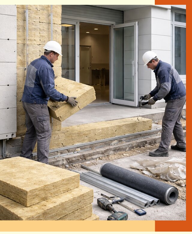 Утепление медицинского центра в Карпинске под ключ от 12835 руб./м² | ТепломастерКпн