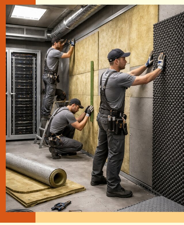 Утепление серверной комнаты профессионально в Карпинске