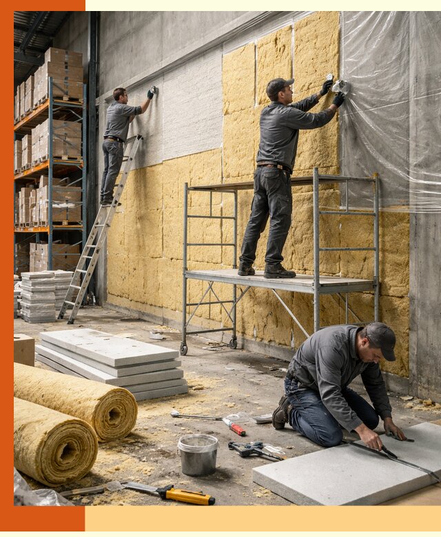 Утепление холодного склада под ключ в Карпинске