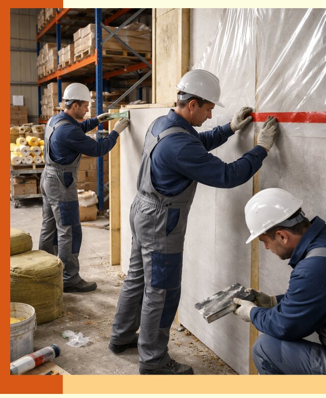 Утепление теплого склада под ключ в Карпинске