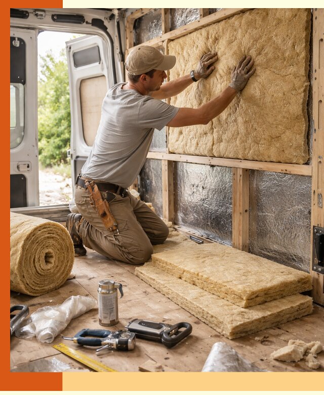 Утепление кемпера под ключ в Карпинске с гарантией качества