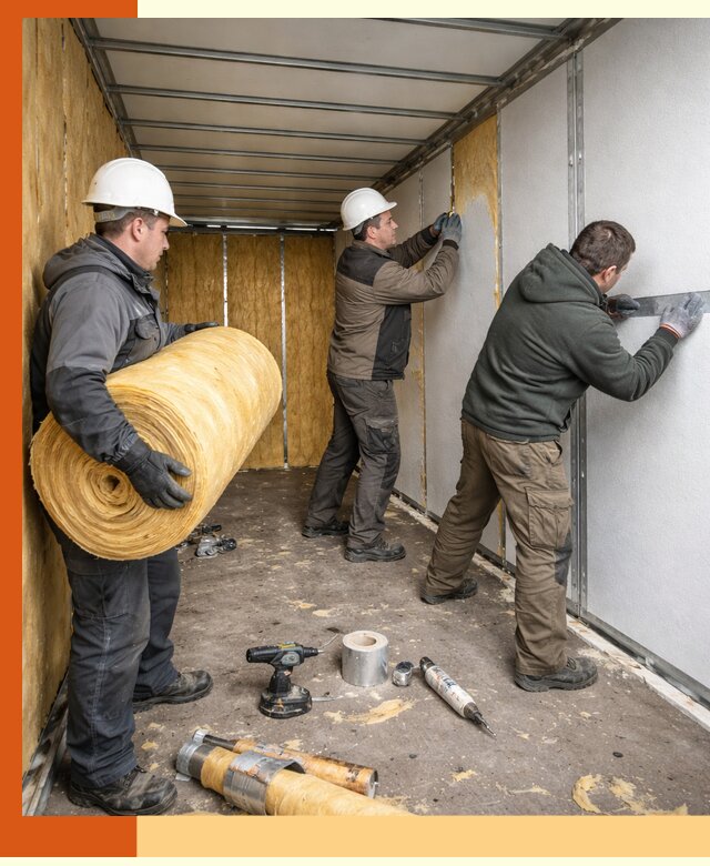 Утепление рефрижераторного контейнера в Карпинске профессионально и надежно