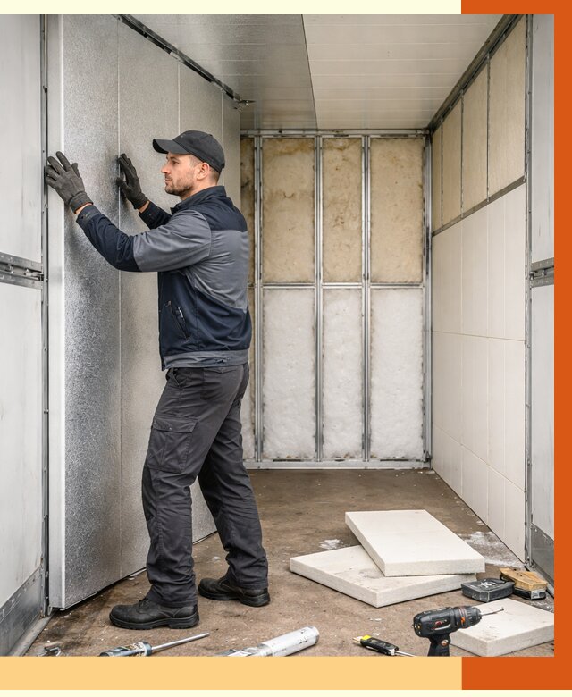 Утепление холодильного кузова в Карпинске от 13862 руб. под ключ | ТепломастерКпн