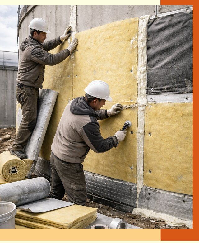 Утепление резервуара в Карпинске от 28237 руб/м2 — монтаж ППУ и комплекс под ключ | ТепломастерКпн