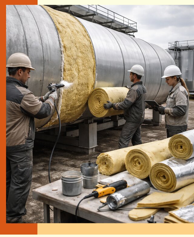 Утепление цистерны в Карпинске — утеплители и монтаж под ключ