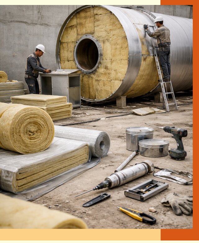 Утепление резервуара с топливом в Карпинске от 28237 руб. под ключ | ТепломастерКпн