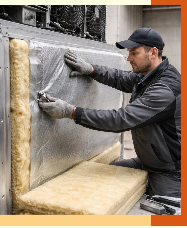 Утепление холодильного агрегата в Карпинске от 8728 руб. под ключ | ТепломастерКпн