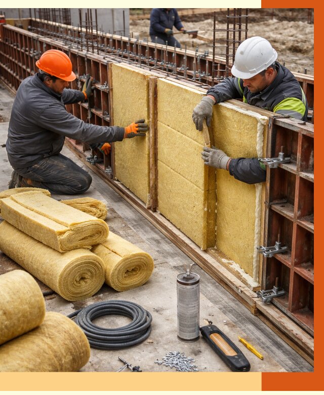 Теплоизоляция опалубки в Карпинске от 7393 руб. за м2 — услуги и монтаж | ТепломастерКпн