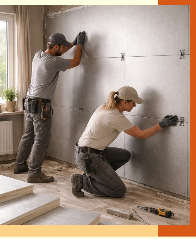 Утепление PIR панелями в Карпинске от 4313 руб. под ключ | ТепломастерКпн