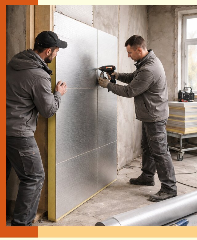 Утепление PIR панелями домов и зданий в Карпинске