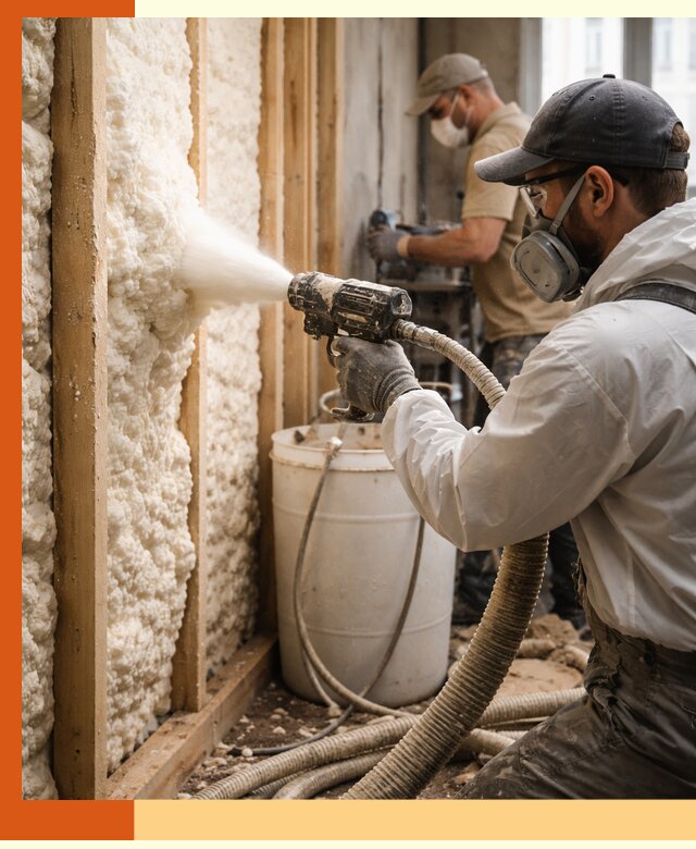 Утепление пеноизолом жилых и коммерческих объектов в Карпинске