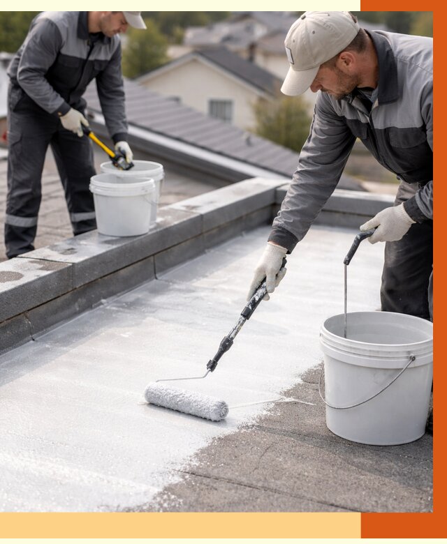 Утепление кровли жидкой теплоизоляцией в Карпинске от 2208 руб./м2 | ТепломастерКпн