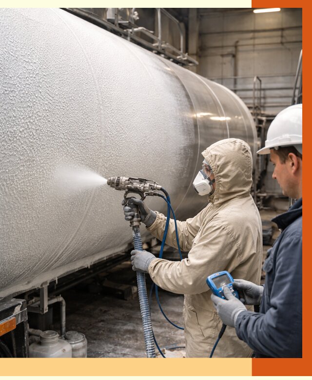 Утепление автоцистерны жидкой теплоизоляцией в Карпинске от 14889 руб. под ключ | ТепломастерКпн