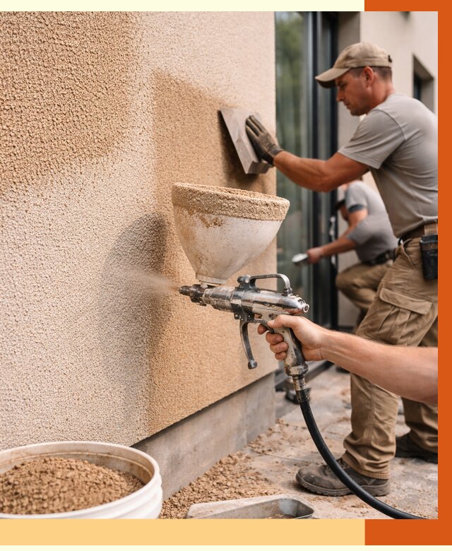 Утепление фасада жидкой пробкой в Карпинске от 4929 руб./м² под ключ | ТепломастерКпн