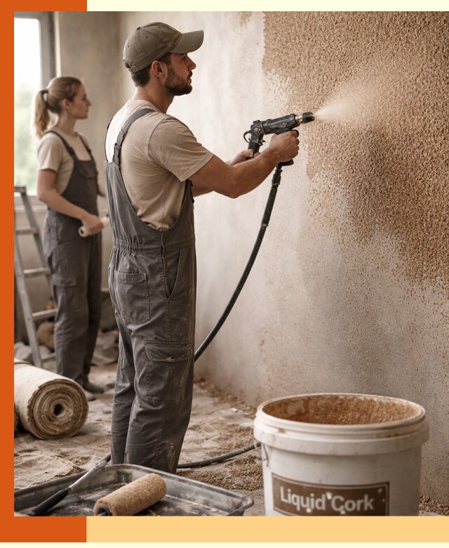 Утепление стен жидкой пробкой в Карпинске эффективное и долговечное