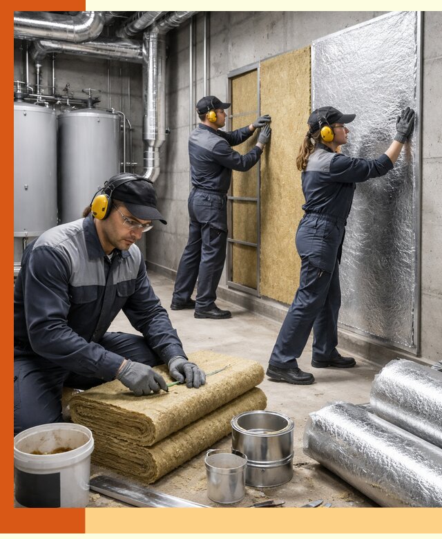 Шумоизоляция котельной в Карпинске: профессиональный монтаж и материалы