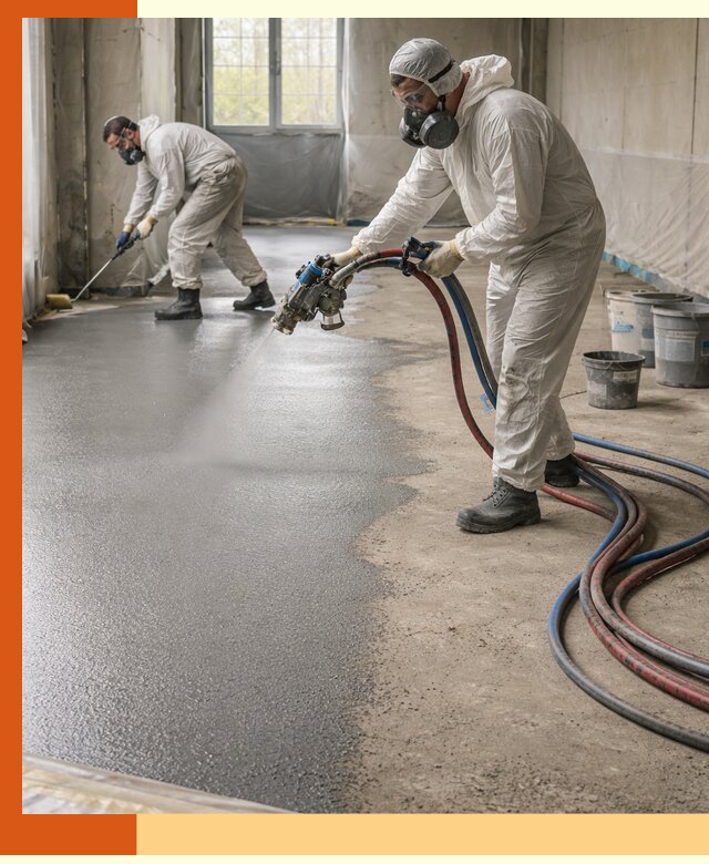 Гидроизоляция полимочевиной полов и конструкций в Карпинске