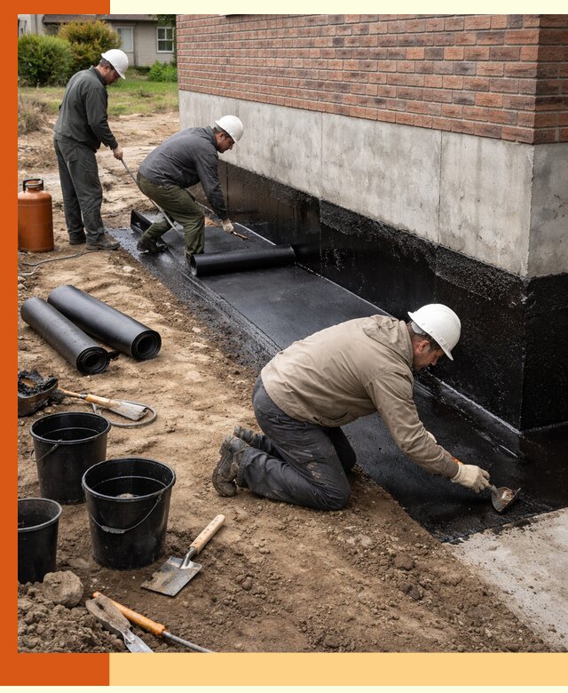 Гидроизоляция фундамента в Карпинске: надежная защита строений