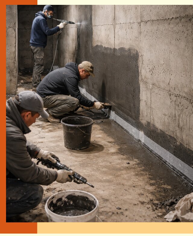 Гидроизоляция подвала в Карпинске — комплексная защита от влаги