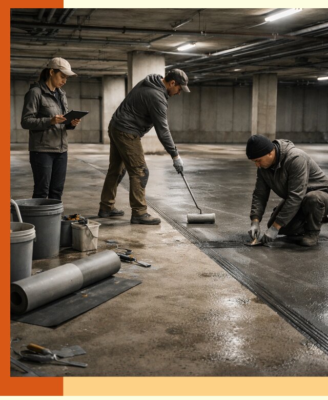 Гидроизоляция паркинга в Карпинске: качественная защита зданий