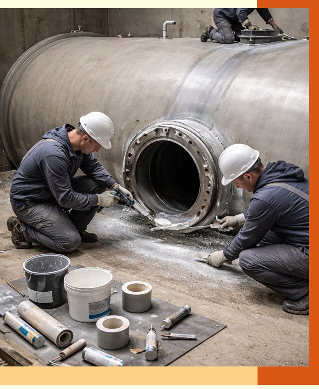 Гидроизоляция резервуара с топливом в Карпинске от 77010 руб. под ключ | ТепломастерКпн