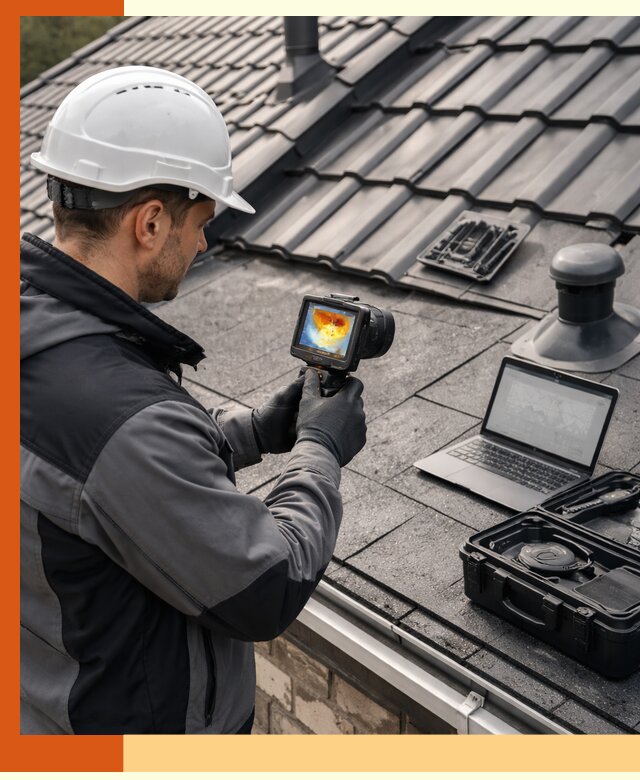 Тепловизионное обследование кровли в Карпинске для выявления дефектов