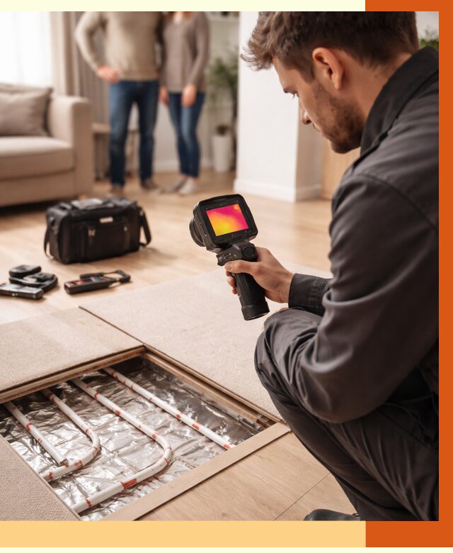 Тепловизионное обследование теплого пола в Карпинске от 4621 руб. — ТепломастерКпн