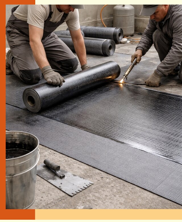 Монтаж гидроизоляционной мембраны в Карпинске для зданий и конструкций