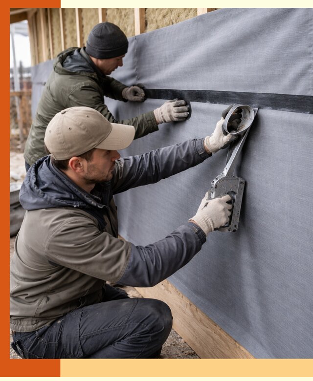 Монтаж ветроизоляции зданий и конструкций в Карпинске