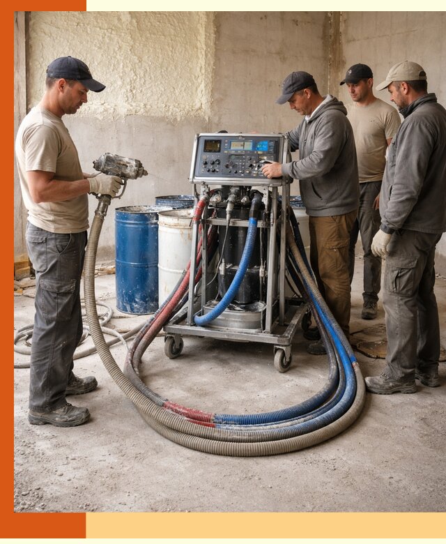 Аренда установки для напыления ППУ в Карпинске на выгодных условиях